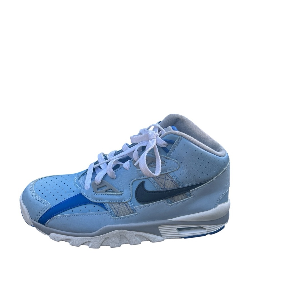The Nike Air Trainer SC High "Kansas City Royals" sneakers in size 7y